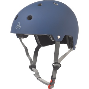 Casca Triple 8 Certified Blue Rubber