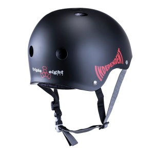 Casca Triple 8 x Independent Certified Sweatsaver Black - Img 2