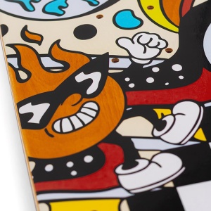 Deck Skateboard Enuff Designer Meltworld Confused 7.75inch - Img 4