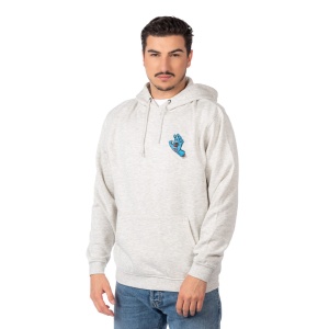 Hanorac Santa Cruz Screaming Hand Chest Hood Athletic Heather - Img 1