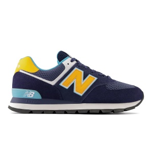 Incaltaminte New Balance 574 Blue Navy/Yellow - Img 1