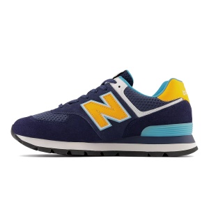 Incaltaminte New Balance 574 Blue Navy/Yellow - Img 3