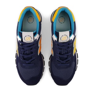 Incaltaminte New Balance 574 Blue Navy/Yellow - Img 4