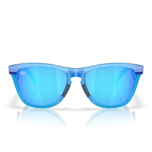 Ochelari de soare Oakley Frogskins Hybrid Fabio Quartararo Matte Acid Blue Prizm Sapphire - Img 2