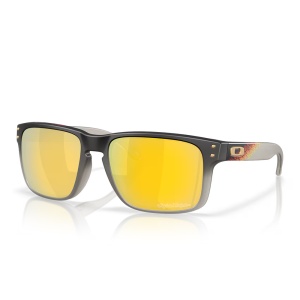 Ochelari de soare Oakley Holbrook Troy Lee Designs Black Fade Prizm 24k Polarized