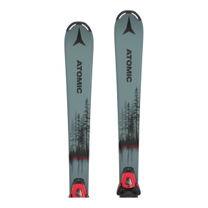 Schiuri Atomic Maverick Jr 100-120 + legaturi C5 GW Metalic Blue/Red 22/23 - Img 3