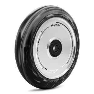 Set 2 roti Trotineta Slamm 110mm Swirl Hollow Core Black/White + Abec 9 - Img 3