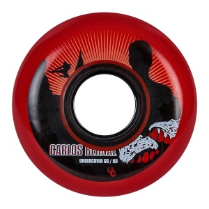Set 4 roti agresive Undercover Carlos Bernal Movie 60mm/90a Black/Red - Img 1