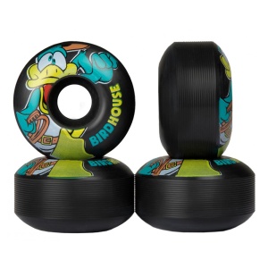 Set 4 roti skateboard Birdhouse Duck Jones 99a Black 52mm - Img 2