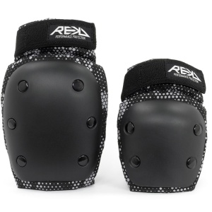 Set Protectii Rekd Youth Heavy Duty Double Pad Black/Grey JR