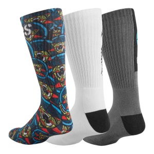 Set sosete Etnies Thomas Hooper Crew 3pr Black/White/Grey - Img 2