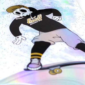 Skateboard Enuff Skully Hologram Mini White 7.25inch - Img 7
