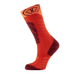 Sosete Sidas Ski Merino Junior Red/Gold - Img 2