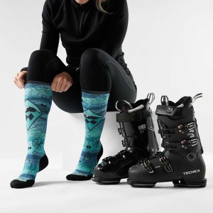 Sosete Smartwool W Targeted Cushion OTC Topo Treasu Nightfall Blue 25/26 - Img 2