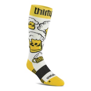 Sosete ThirtyTwo Double White/Yellow - Img 1