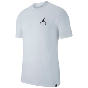Tricou Nike Jordan Air Embroided Jumpman White/Black - Img 1