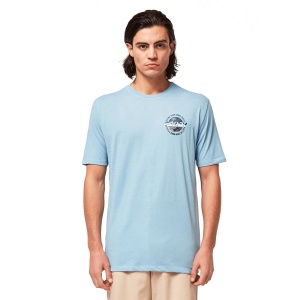 Tricou Oakley Inner Circle Stonewash Blue - Img 1