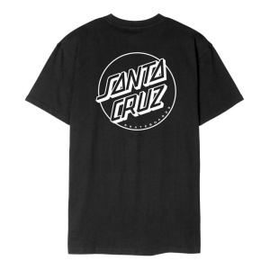 Tricou Santa Cruz Opus Dot Stripe Black - Img 2