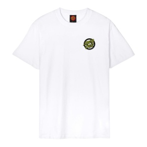 Tricou Santa Cruz Roskopp Screaming Target White
