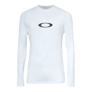 Bluza cu protectie solara Oakley Ellipse White - Img 3