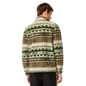 Bluza Oakley Mountain Fire Sherpa Green Norway Pattern - Img 2