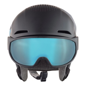 Casca Alpina Oro QV Mips black matt/ice blue - Img 2