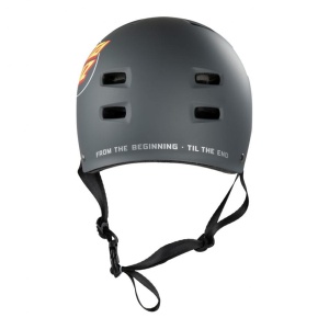 Casca Bullet x Santa Cruz Oval Dot Matte Charcoal - Img 4