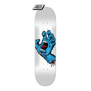 Deck Skateboard Santa Cruz Screaming Hand White 8.25 - Img 1