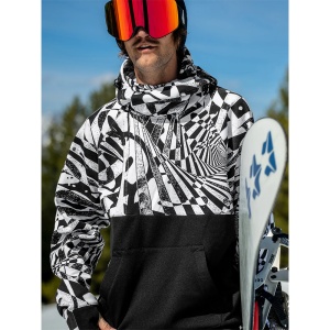 Hanorac Volcom Hydro Riding Black/White 23/24 - Img 4