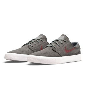 Incaltaminte Nike SB Zoom Stefan Janoski FL RM Tumbled Grey/Tumbled Grey/White/University Red - Img 5