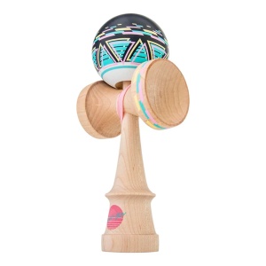 Kendama USA Pro Model Jet Shape Benjamin Brian Silk 80s - Img 2