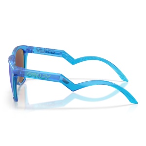Ochelari de soare Oakley Frogskins Hybrid Fabio Quartararo Matte Acid Blue Prizm Sapphire - Img 3