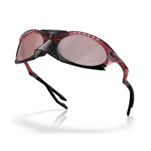 Ochelari de soare Oakley Plantaris Basecamp Transparent Iron Red Prizm Snow Black Iridium - Img 4