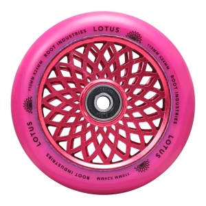 Set 2 roti Trotineta Root Lotus 110mm Radiant Pink - Img 2
