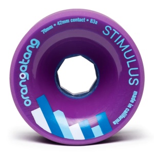 Set 4 roti Longboard Orangatang 70mm Stimulus 83A Purple - Img 3