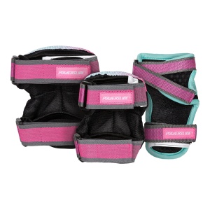 Set protectii Powerslide Kids Pro Girls Grey/Pink - Img 2