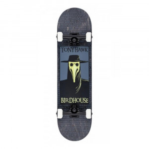 Skateboard Birdhouse Stage 3 Plague Doctor Black 8inch