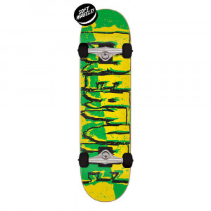 Skateboard Creature Ripped Logo Micro Green/Yellow 7.5inch - Img 1