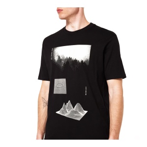 Tricou Oakley Negative Topo Black - Img 4