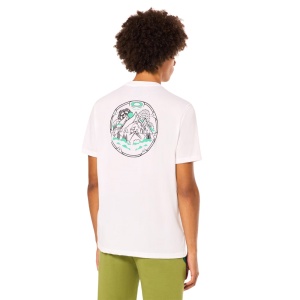 Tricou Oakley Rings Mountain White - Img 2
