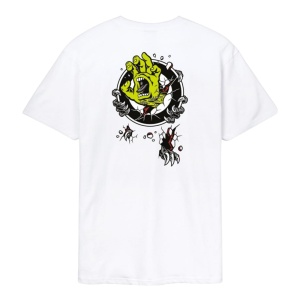 Tricou Santa Cruz Roskopp Screaming Target White - Img 2