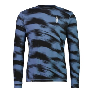 Bluza Corp Mons Royale Cascade Merino Flex 200 LS Blue Motion 22/23 - Img 1