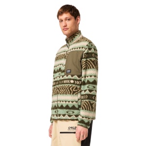 Bluza Oakley Mountain Fire Sherpa Green Norway Pattern - Img 3