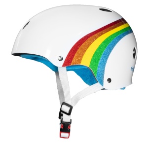 Casca Triple 8 Certified Sweatsaver Rainbow Sparkle/White