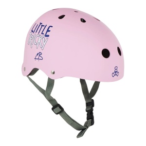 Casca Triple 8 Little Tricky Jr Pink Rubber - Img 2