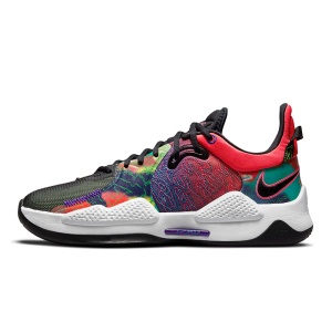 Ghete Baschet Nike PG 5 Bright Crimson/Fierce Purple/Barely Volt/Black - Img 1