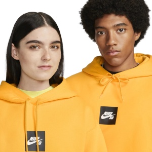 Hanorac Nike SB Fleece HD Box University Gold - Img 6