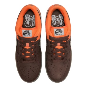 Incaltaminte Nike SB Dunk Low Pro Muni Safety Orange/Wolf Grey/Baroque Brown/Iron Grey/Black - Img 3