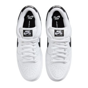 Incaltaminte Nike SB Dunk Low Pro White/Black - Img 4