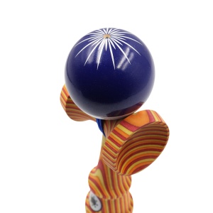 Kendama USA Craft Spectra Magma Sol 2UP Blue - Img 3